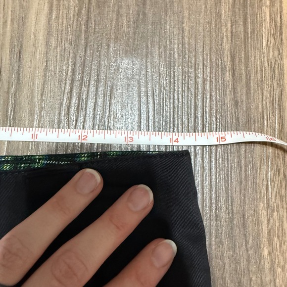 Tripp NYC XS Black Green Plaid Zipper Punk Mall Goth Pleated Mini Skirt Vintage - Picture 8 of 10